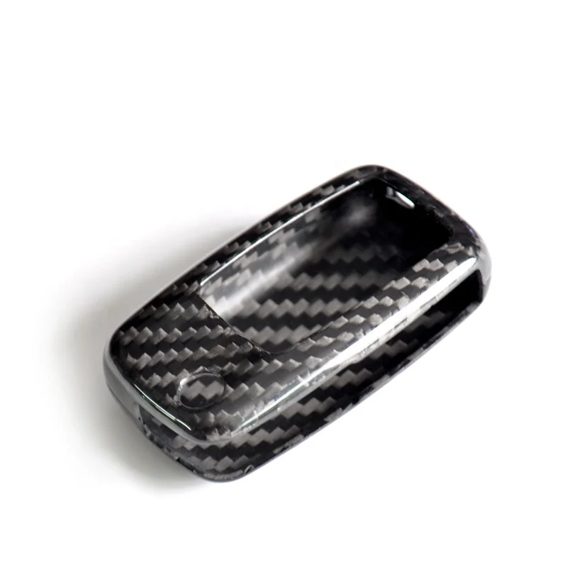 Car parts black glaze carbon fiber key cover is suitable for Volkswagen Lavida Langxing Langjing Sagitar Bora Jetta Scirocco
