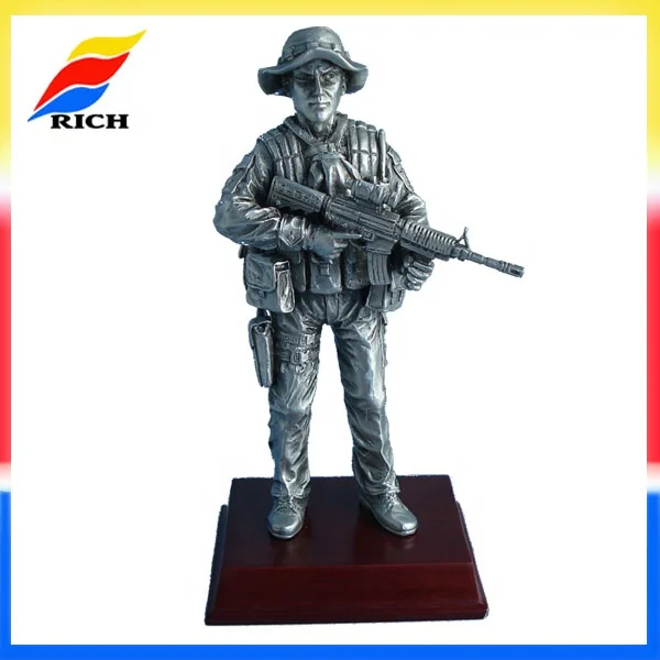 Custom made Pewter metal  Soldier Figurines