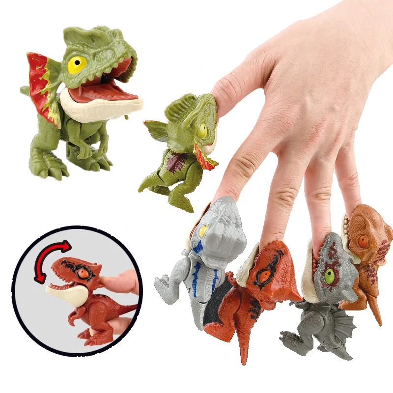 2023 Hot Sales Finger Biting Dinosaur Toy Tiktok Net Red With The Hand Biting Dinosaur New Strange Animal Model Kids Funny Toys