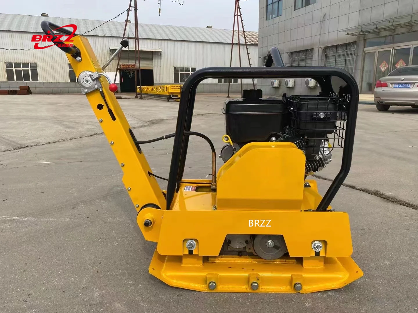 FPC-330 Diesel reversible plate compactor 330kg Two-Way manual  soil concrete vibrator jumping tamper rammer machine for sale