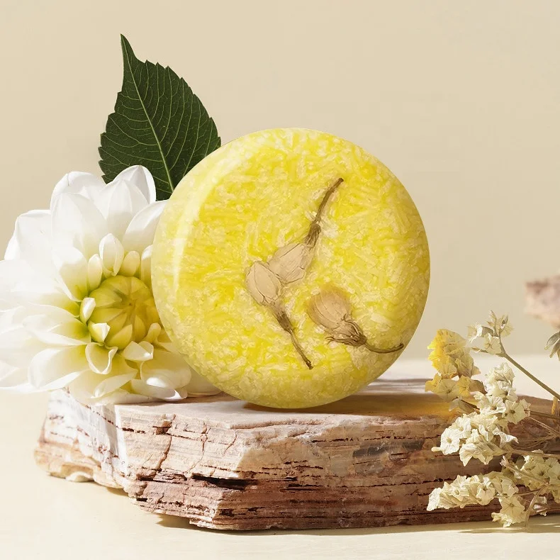 Eco-friendly In stock solid shampoo/ jasmine oil soap/remove dandruff and Herbaceous soften hair toilet Cleaning soap