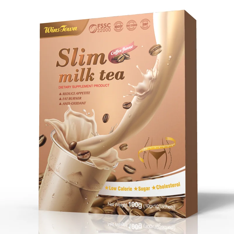 Coffee Flavor Slim Milk Tea Meal Replacement Nutrition Shake Natural Organic Health Care Weight Loss Milk Tea