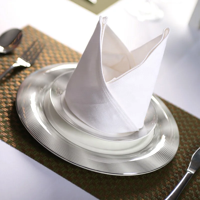 Hot Sale Satin Wedding Cloth Napkins Restaurant Cloth Dinner table Napkins for Wedding Decoration For hotel napkin