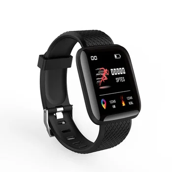 
Waterproof Smartwatch 116 Plus Smart Watch New Hot Selling Popular Sport Ios Heart Rate Tracker Android Fitness Tracker ROHS TFT 