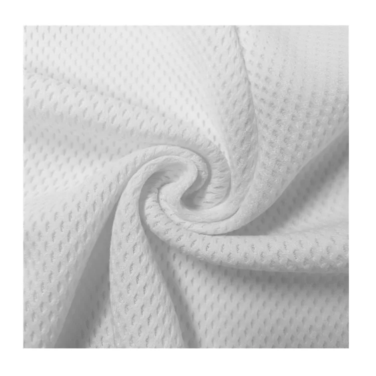 
Wholesale Custom Plain Soft Quickly Dry 100 Polyester Rpet Mesh Fabric 