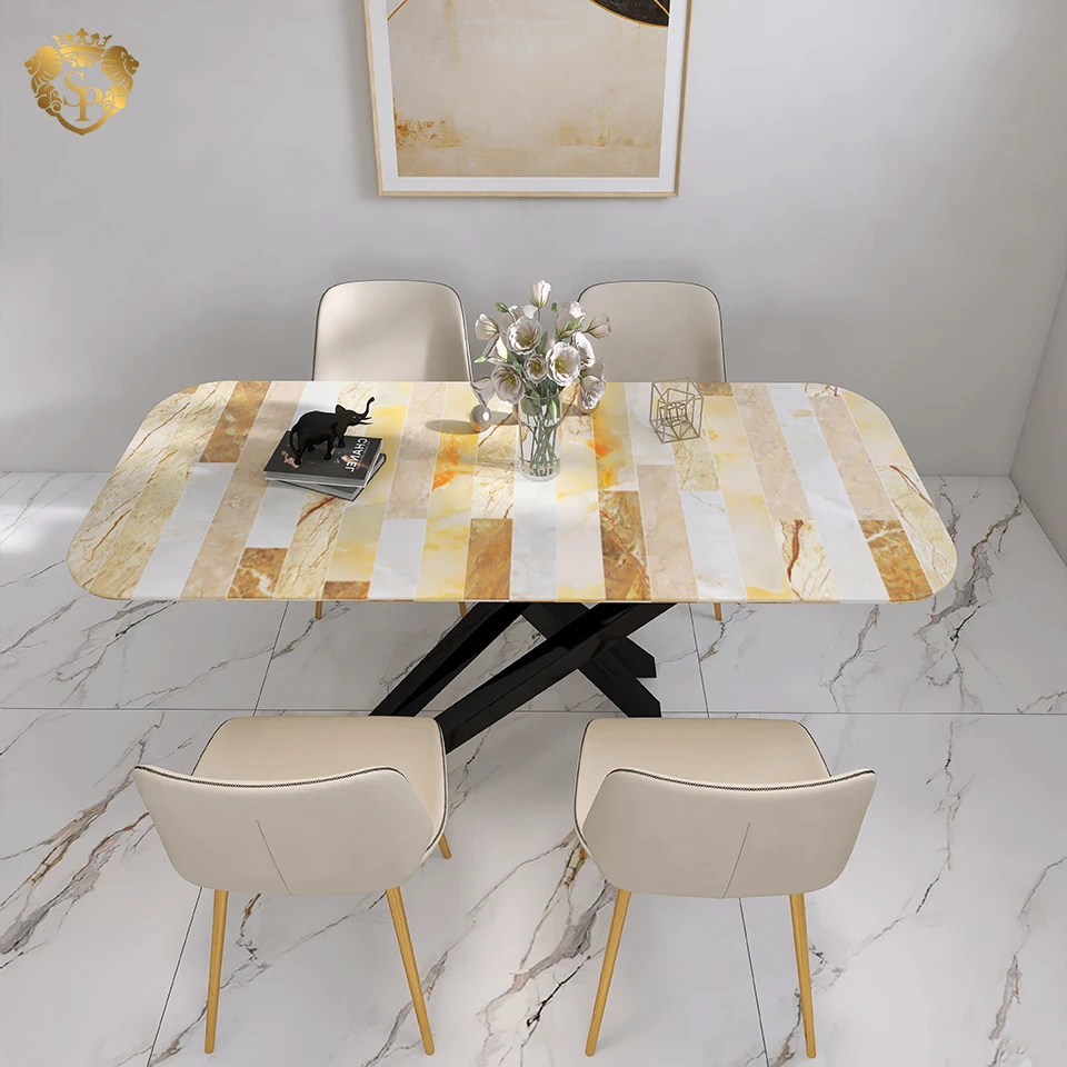 Tables for restaurants cafe pinstripe rectangle dining room table restaurant wooden luxury dining table set italian