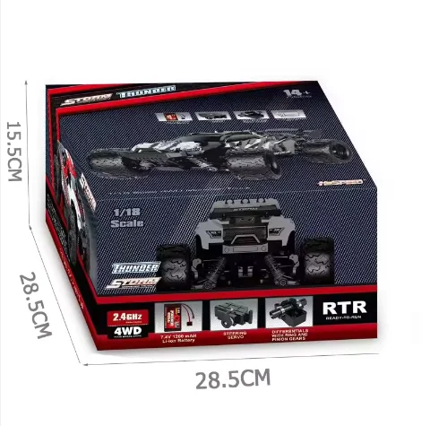 Popular Remote-controlled Car 1/18 Full Scale Electric Four-wheel Drive Off-road Climbing Toy Model 40km/h
