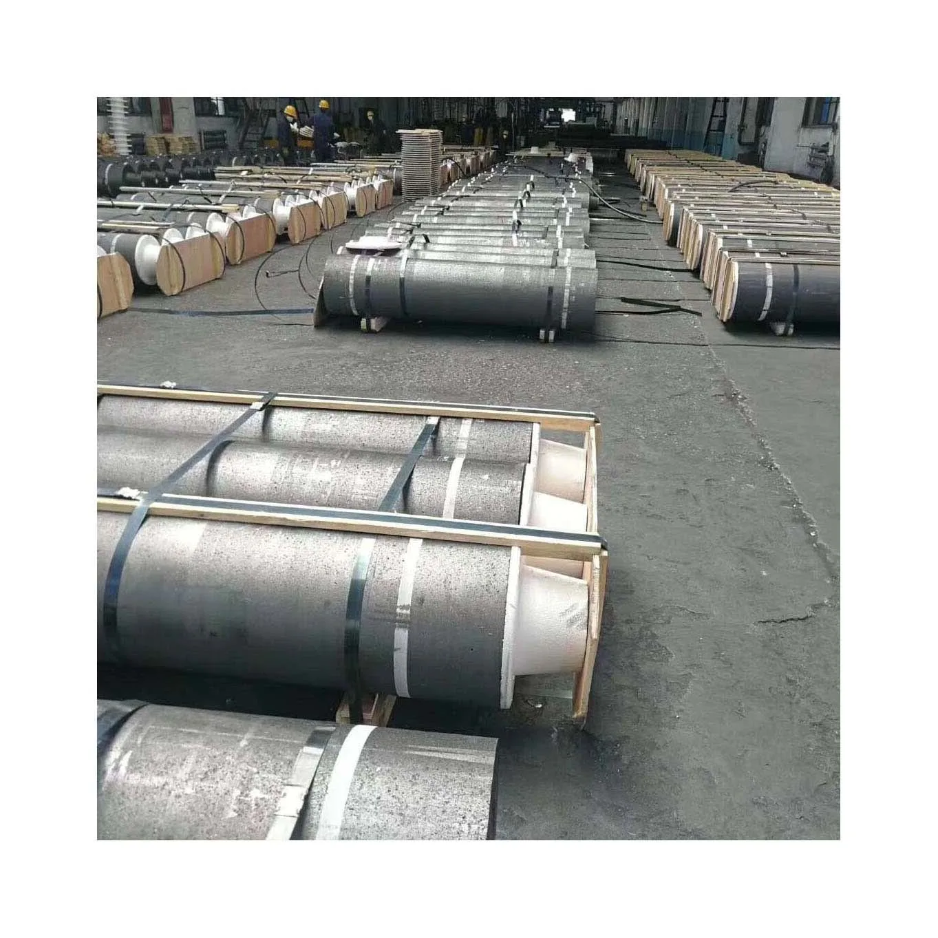 Dia.400-450mm HP UHP grade graphite electrode for steel production in arc furnace in stock