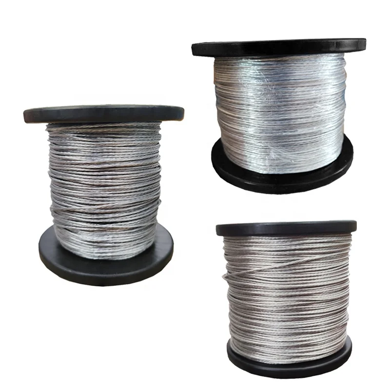 Electric Fence Wire Diameter 1.8mm  High Voltage Pulse Fence Conductive Rope Made Of Aluminum Magnesium Alloy