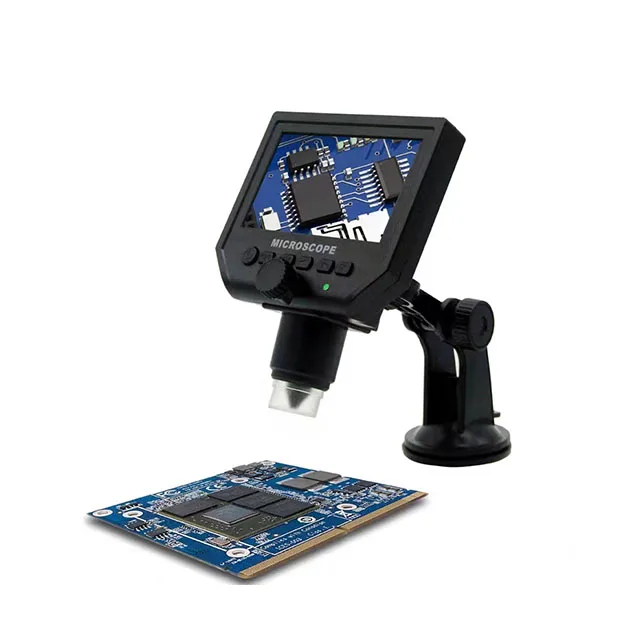 7 inch HD LCD display usb digital microscope magnifier with alloy stand for phone repair