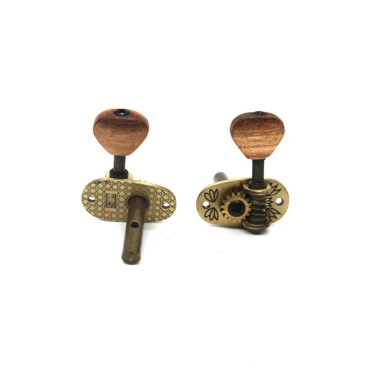 Simple Small Acoustic Guitar Ukulele Tuning Pegs Heavy Metal Automatic Tuning Pegs Guitar Parts
