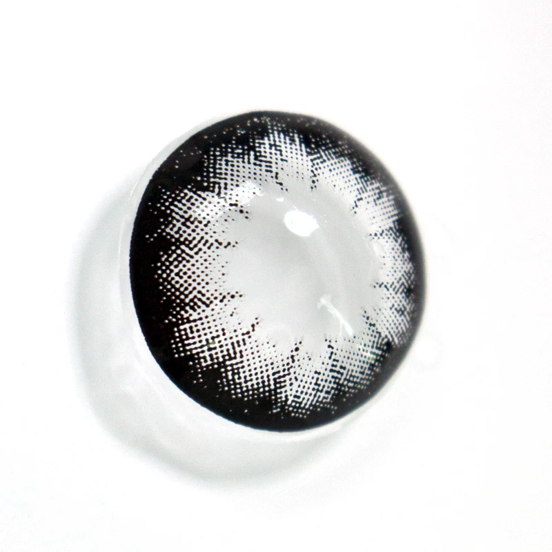 Black/Red Mesh Red Spiral Contact lenses  Halloween Contact Lenses  cosplay contact lens crazy colored White Slit lenses