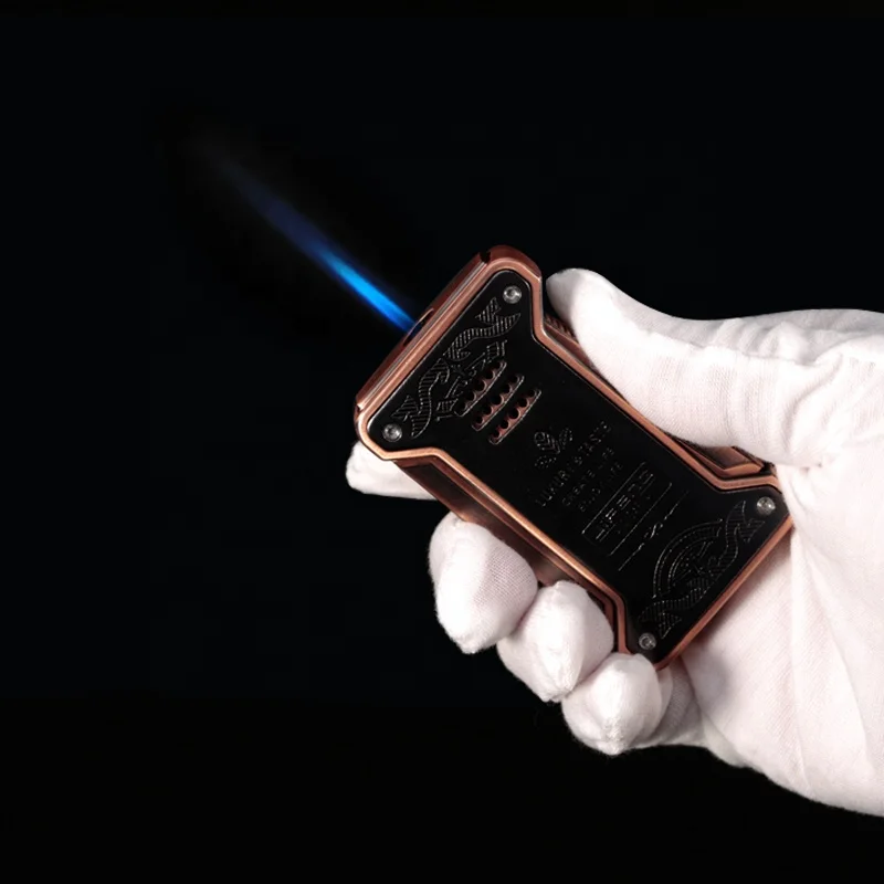 JIFENG JF-TZ251 business gift on desktop cigar sets copper and black double plated Luxury metal new Cigar Accessories Gift Set