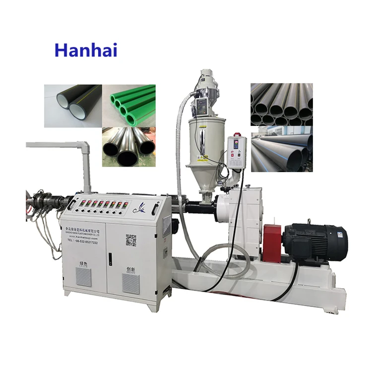 Полностью автоматическая 16 мм-630 мм PE PPR трубы общество с ограниченной-Экструзионная линия по производству 16 мм-2000 мм HDPE PP трубы производственная линия одиночного винта машинного оборудования