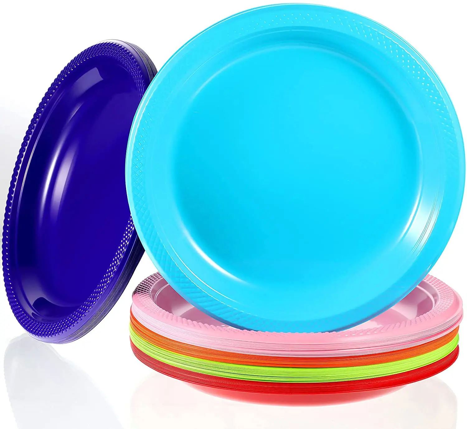 Sanwei Hard Disposable Customized Biodegradable High Quality Round Unbreakable Plastic Dinner Plate