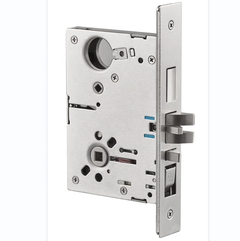 KEYMAN ANSI/BHMA Certificate U.L CUL  Mortise Grade 1 Door Lock For Storeroom Stainless Steel Security Mortise Door Lock Body