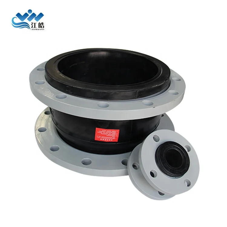rubber expansion joint threaded union for pipeline