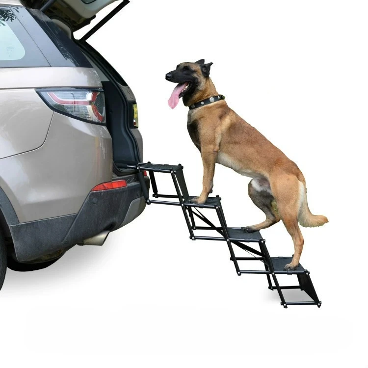 Outdoor Car Dog Ramp Pets Boarding Alighting Platform Ladder Dog Ramp plastic Foldable For Car Trunk Pets Dog Stairs