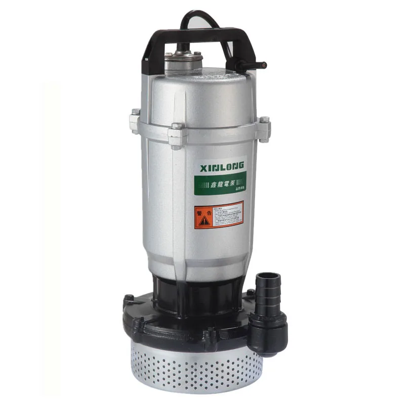 Factory direct sale QDX 0.75kw 1hp 220v single phase with switch float electric submersible water pump