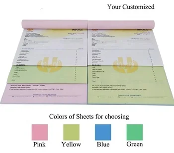 Invoice Book Carbonless Paper Invoice Book 2Part Carbonless Form Sales Book Carbon Bill Invoice 5-9/16 X 8-7/16 Carbonless Paper