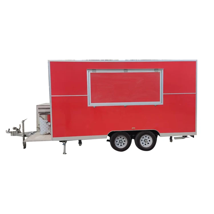 Fully Equipped Food Truck for Sale Europe Customized Concession Bubble Tea Coffee Vending Cart Food Trailer