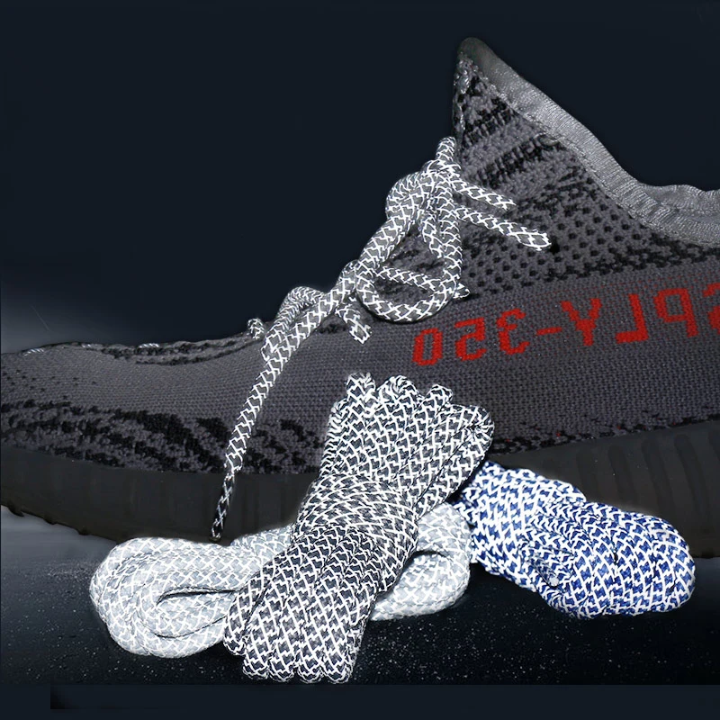 Высококачественные повседневные Полиэстеровые шнурки 3 м круглые yeezy 350 500