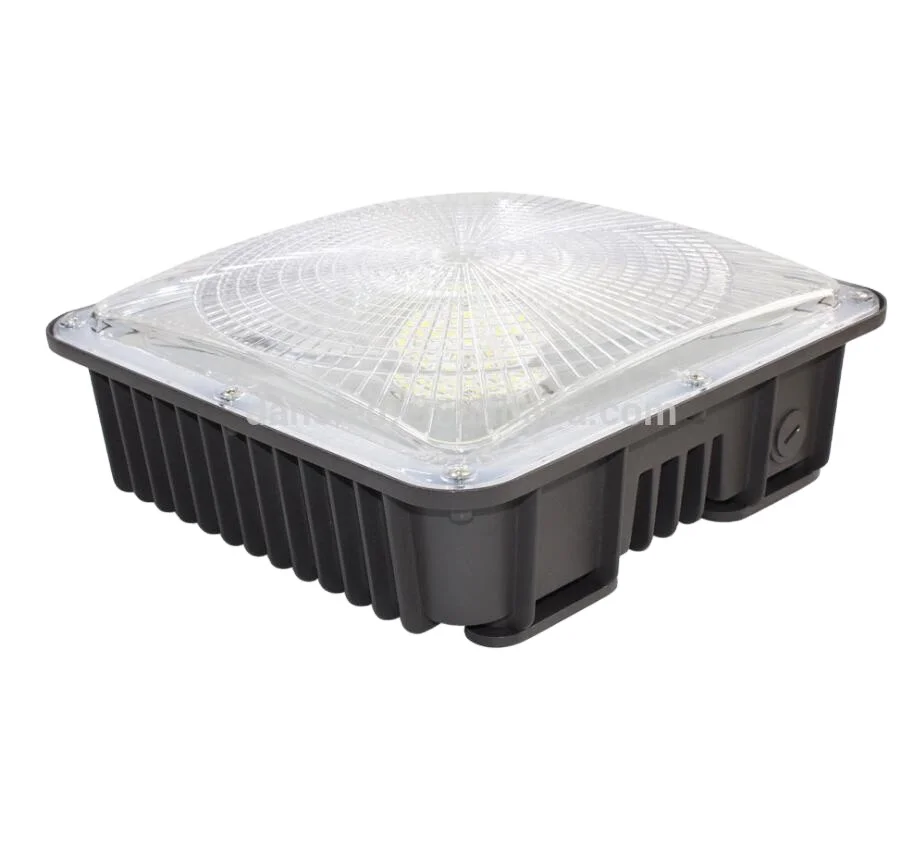 
CE ETL DLC EMC certificate 40w 60w 80w 100w 120w High quality gas station canopy manufacturers retrofit led canopy light 