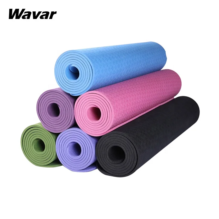 Eco friendly TPE yoga mat Anti-slip Yoga Mat Women Workout Mat for Yoga and Pilates Home Indoor Exercise Fitness