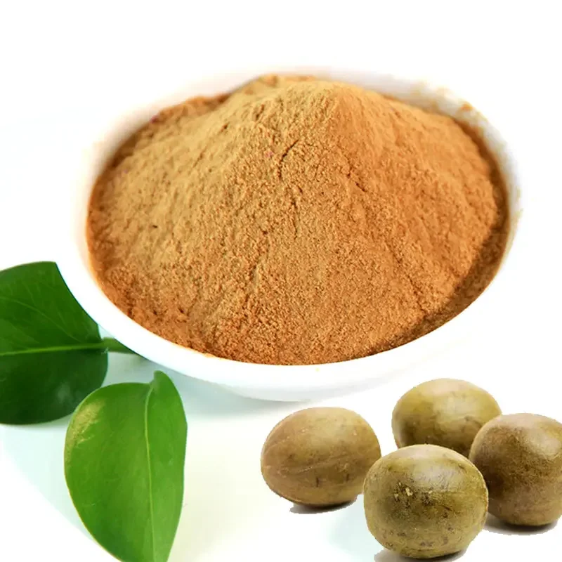 Water Soluble Luohanguo Powder Organic Monk Fruit Extract With Erythritol 100% Monk Fruit Sweetener Powder