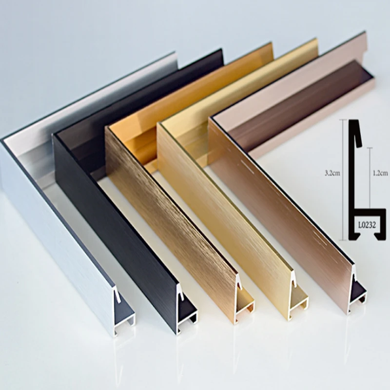 Фоторамка матовая металлическая алюминиевая фоторамка