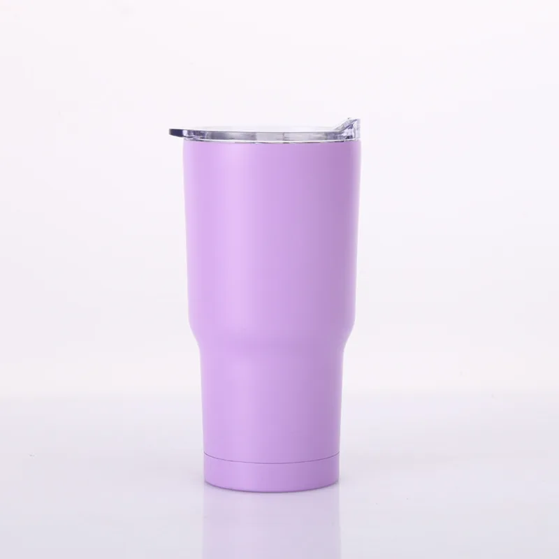 20oz plastic spray beer mug stainless steel car coffee vacuum thermos bottle