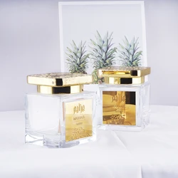 Cheap Factory Price Plastic Lid Cream Glass Jar Cosmetic For Saffron