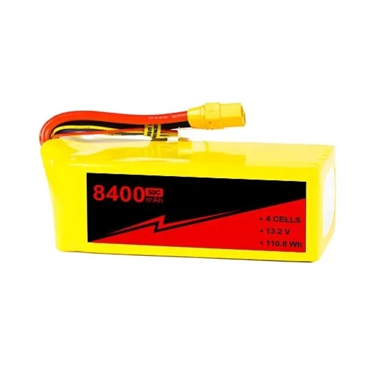 High quality factory price 12.8v 8400mAh 30C LiFePo4 Pack XT90 lipo battery Pack for RC