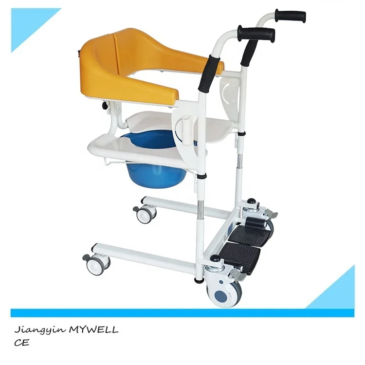 MYWELL Hot Sale Adjustable Bath Transfer Toilet Chair With Commode For Hospital Nursing