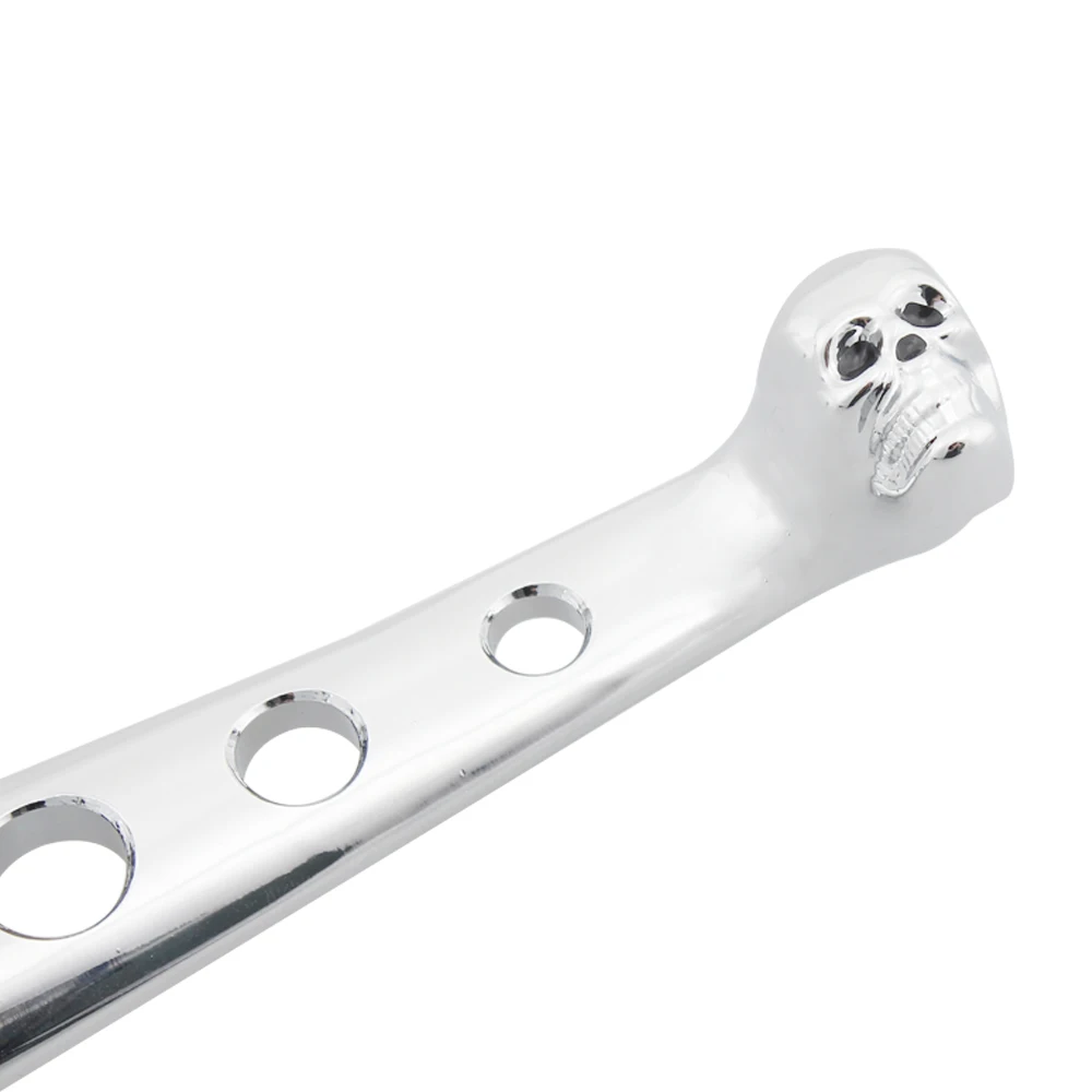 Запчасти для мотоциклов Череп тормоз рычаг сцепления ручка рычага для Harley Touring Road King Dyna FLST Sportster XL 883 1200 1996-2010