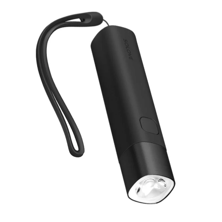 Внешний аккумулятор SOLOVE X3 USB фонарик 3000 мАч от Xiaomi Youpin
