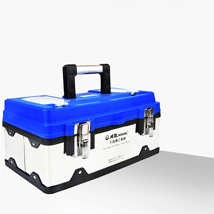 
2021 hot sale w08155 folding storage case tools Easy to use stacking tool box storage 