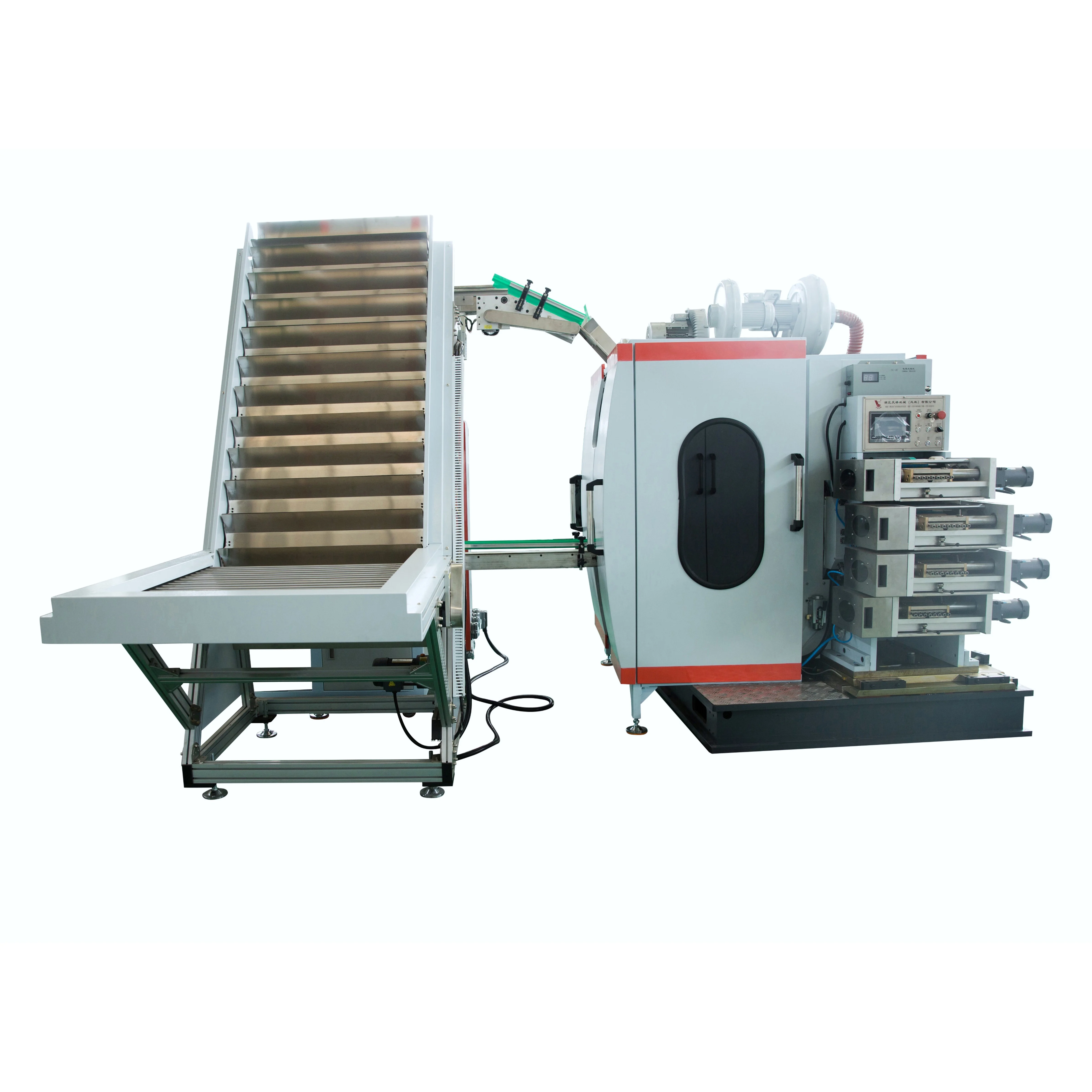 7-color custom printed logo on disposable cup offset printing machine for polypropylene/polystyrene/polyester plastics