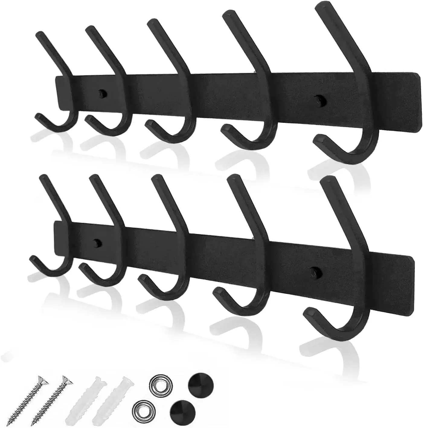Heavy Duty Coat Hooks Wall Mounted -Coat Hanger for Hat Towel Purse Robes Jacket Clothes