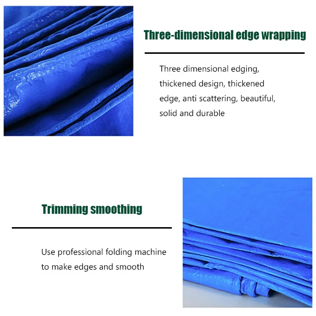 150g tarp sheet  Canopy, Truck, Roof, Tent, Boat or Pool Cover blue white PE tarpaulin