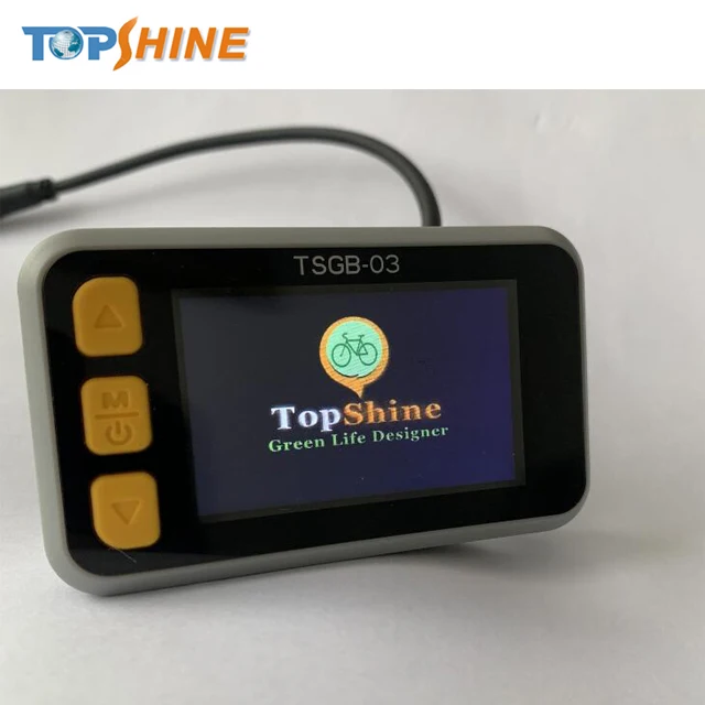 Digital odometer Electric Bike colorful GPS LCD display with customizable startup logo