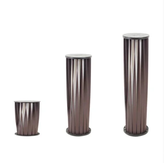 IP65 modern shutter modeling creative design Street courtyard pillar led 0.8m lawn passage garden light