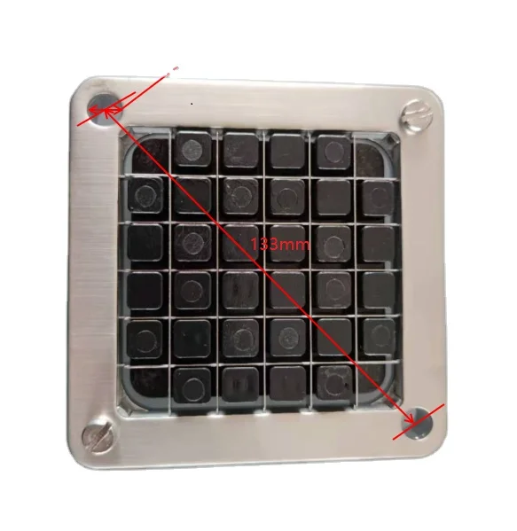 Легкая измельчитель овощей измельчитель картофеля фри резак для кусконарезателя