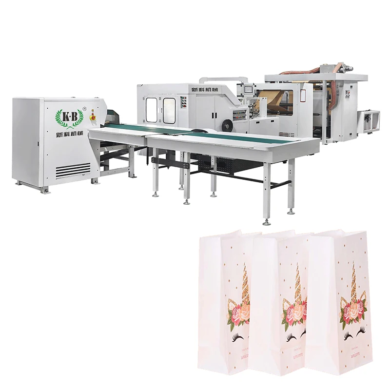 Automatic kraft paper cement bag making machine price New Food & Beverage Shops paper Bag Making Machines