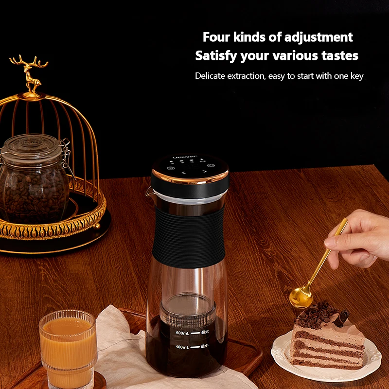 Mini Travel Portable Iced Coffee Maker And Tea Brewer  Ice Coffee Maker  Glass Espresso Usb Electric Cold Brew Coffee Maker