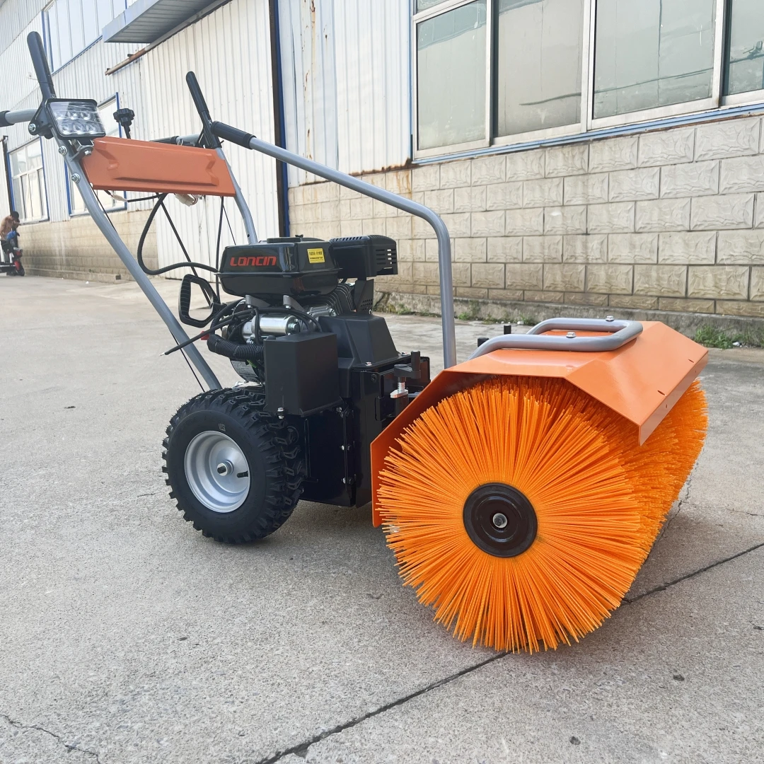 Portable 4wd Wheel Snow Plow Tractor Low Energy Consumption Snow Shovel Machine