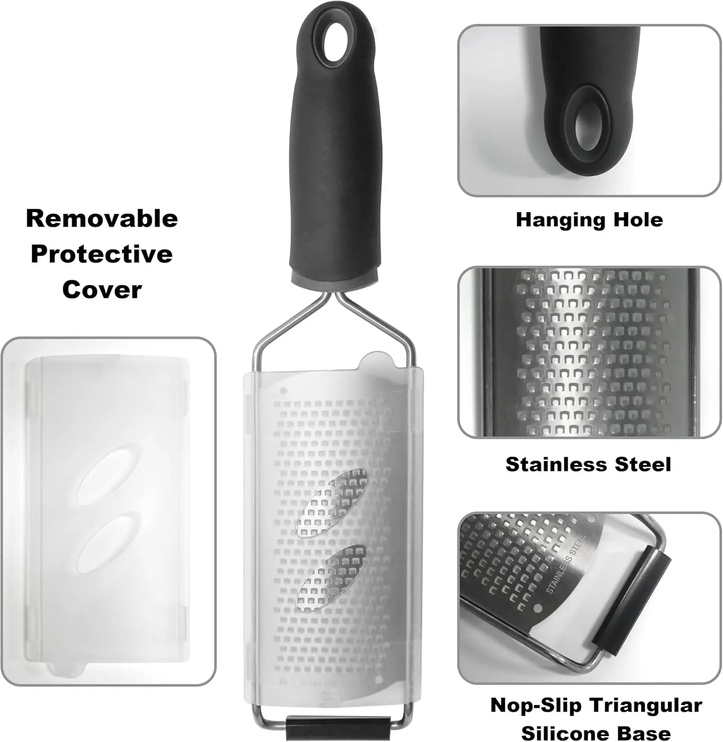 Wholesale Eco-Friendly Stainless Steel Food Cheese Grater Vegetable Potato Grater Tool