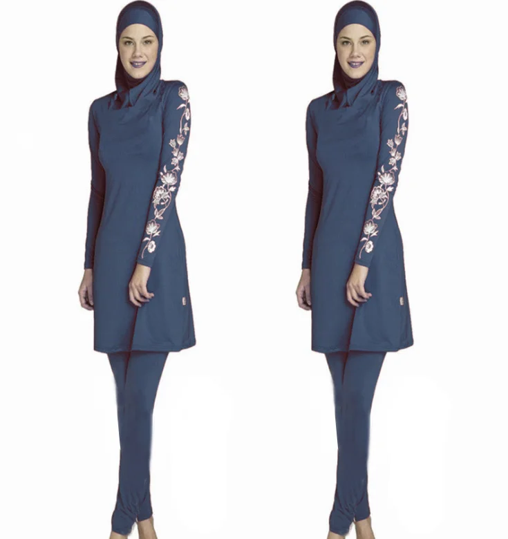 Wholesale Low Quantity Woman Bath Swim Suit Islamic Hijab Muslimah Swimwear Swimsuits