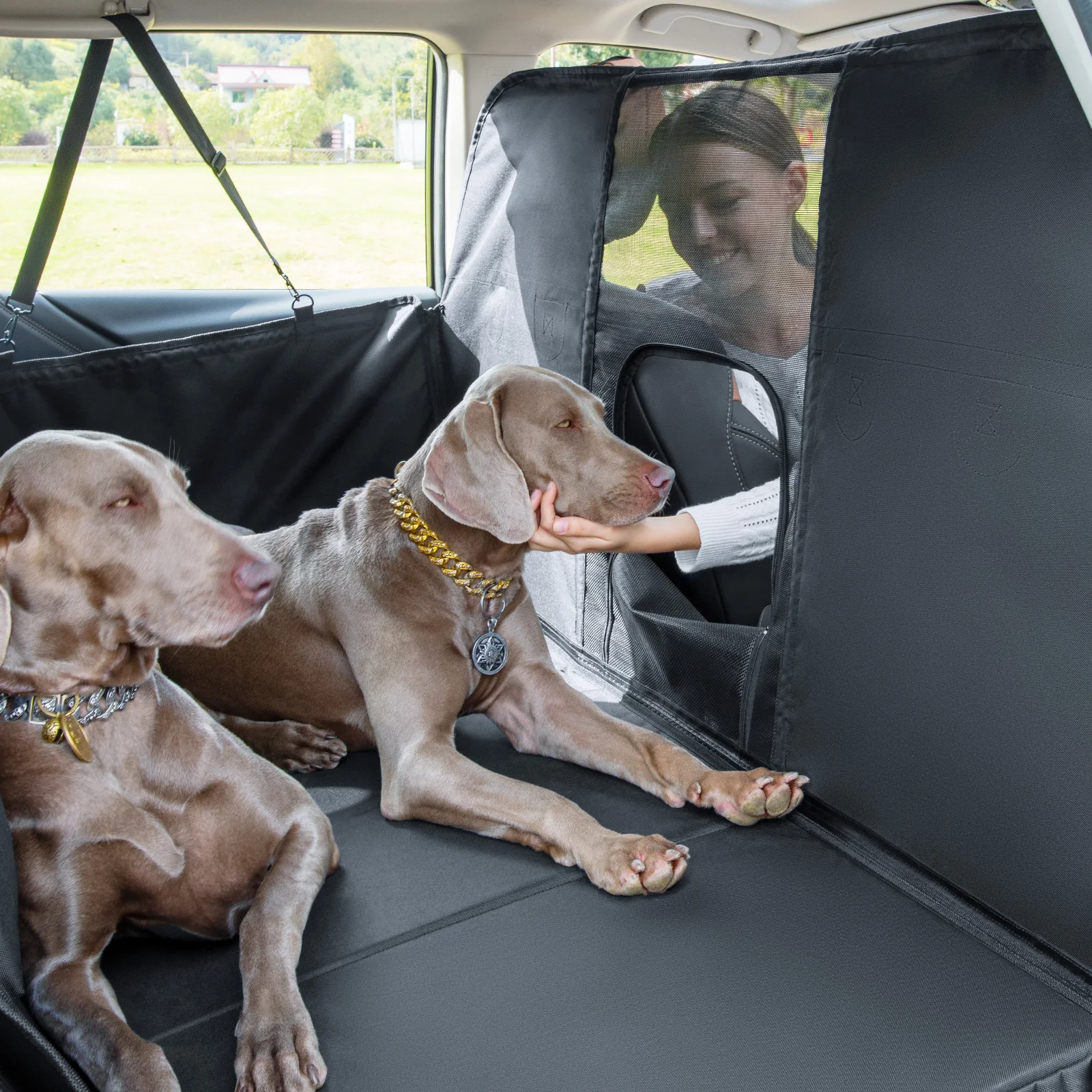 Back Seat Extender for Dogs Hammock for Car Travel Bed Dog Hammock Pet Car Seat Cover