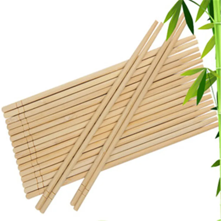 High Quality Chinese Chopsticks Bamboo Round Vietnam Packing 2 in 1 Chopstick